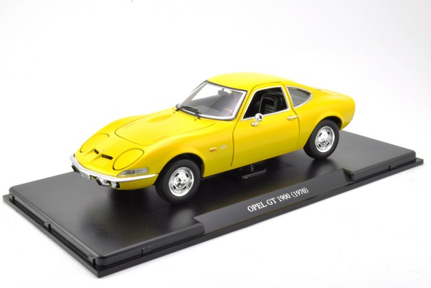 Opel Gt 1900 1970 1:24 (žlutá) Auto Vintage