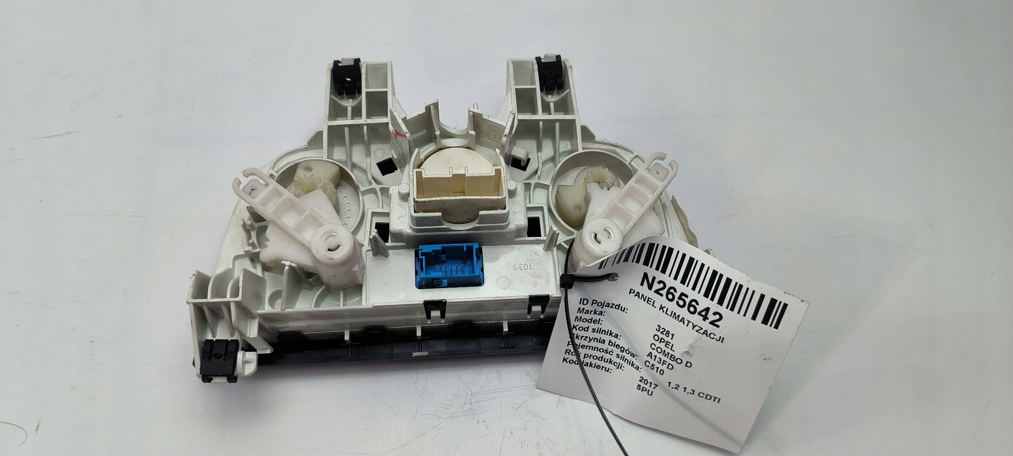 PANEL klimaanlage 735498666 OPEL COMBO D