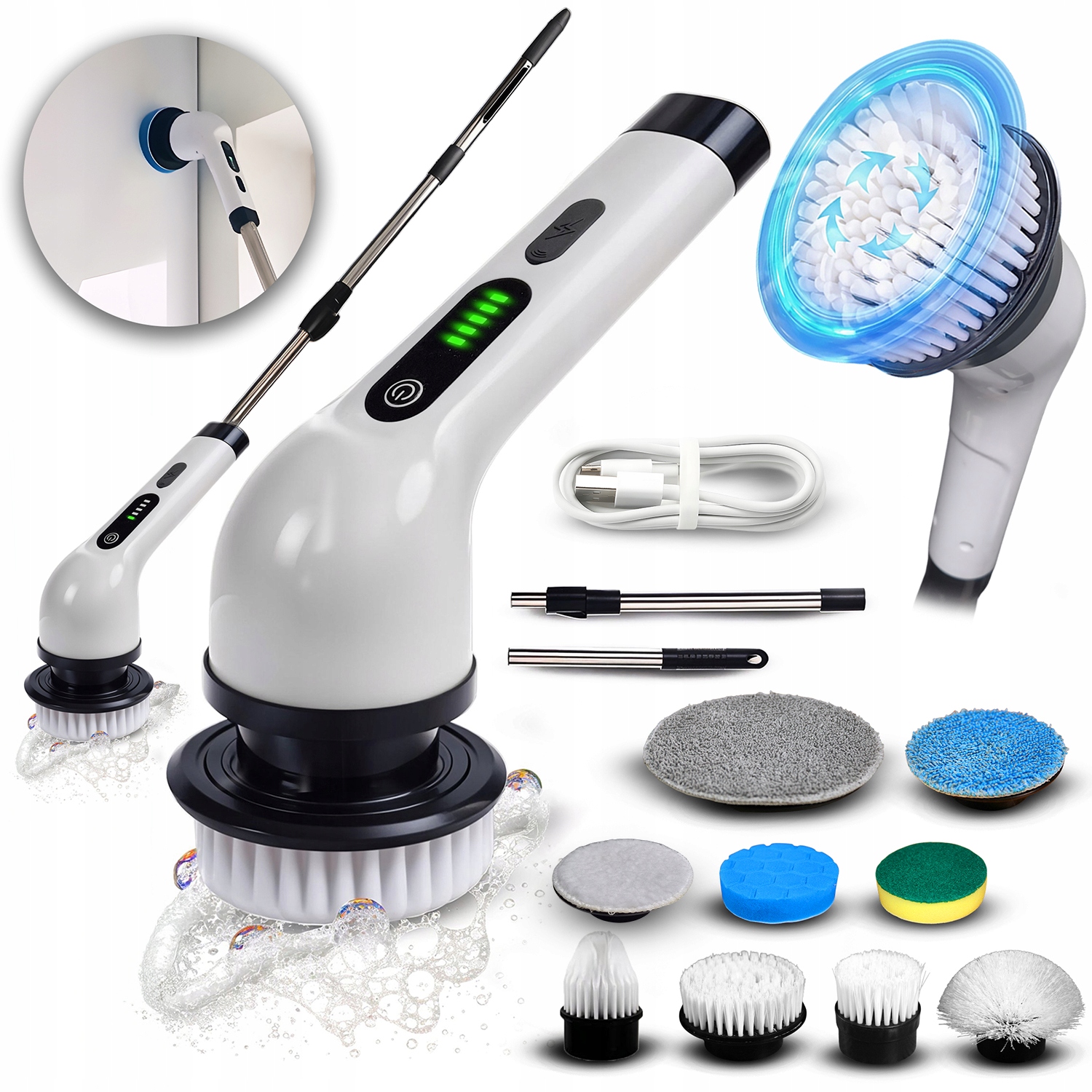 Levně Rotační čisticí kartáč Heckermann JY-8088