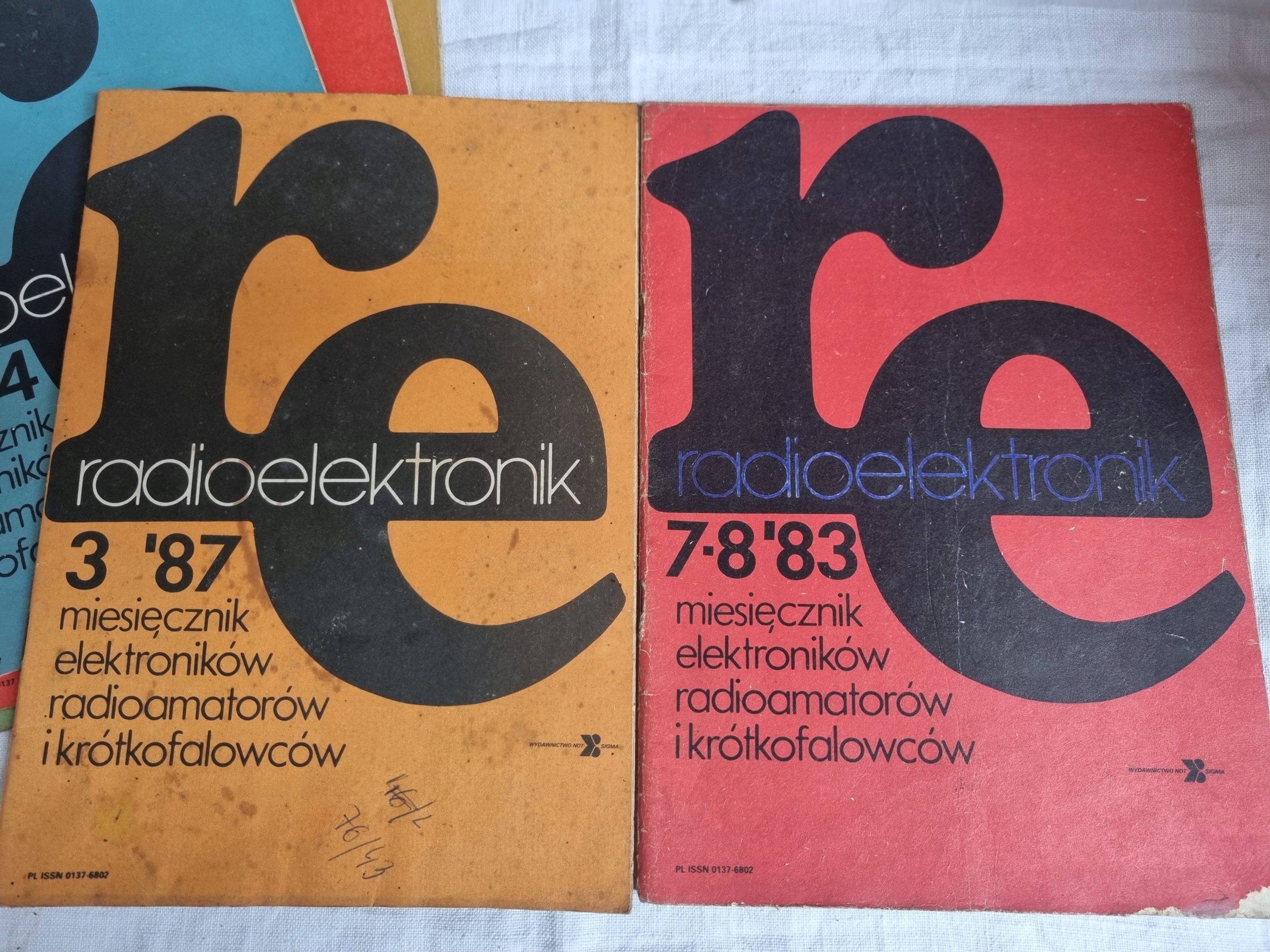 10x RADIOELEKTRONIK MIESIĘCZNIK PRL /274L ISSN 0137680228