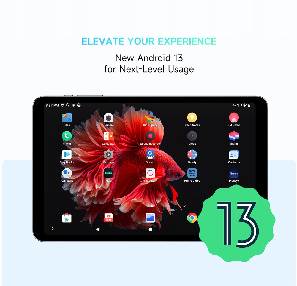 TABLET Alldocube iPlay 50 Mini GPS 4GB+8GB / 64GB 4G LTE ANDROID 13 PL Głębokość 7.5 mm