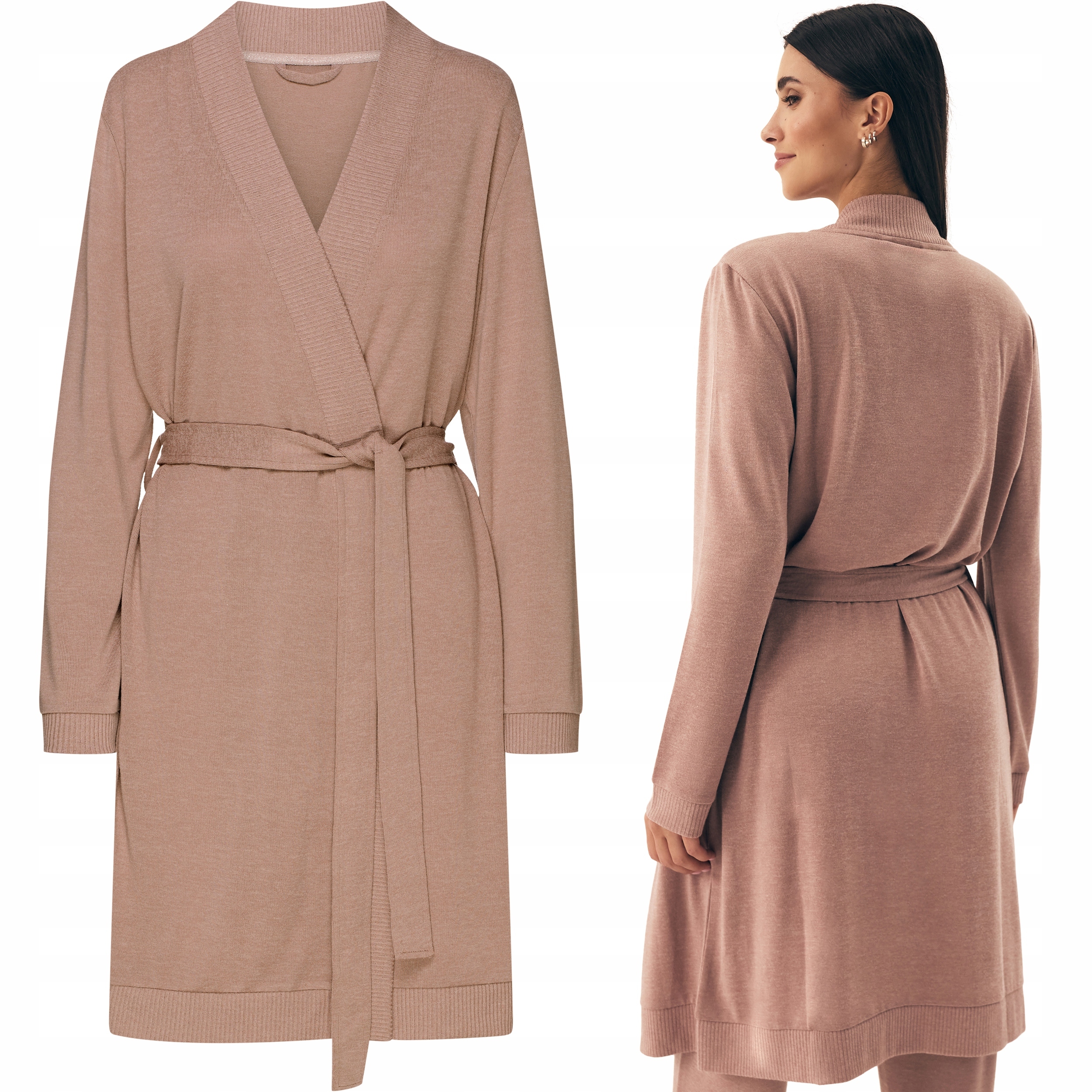 Henderson Boar dámský dlouhý župan se Zavazováním V Pase XL/XXL