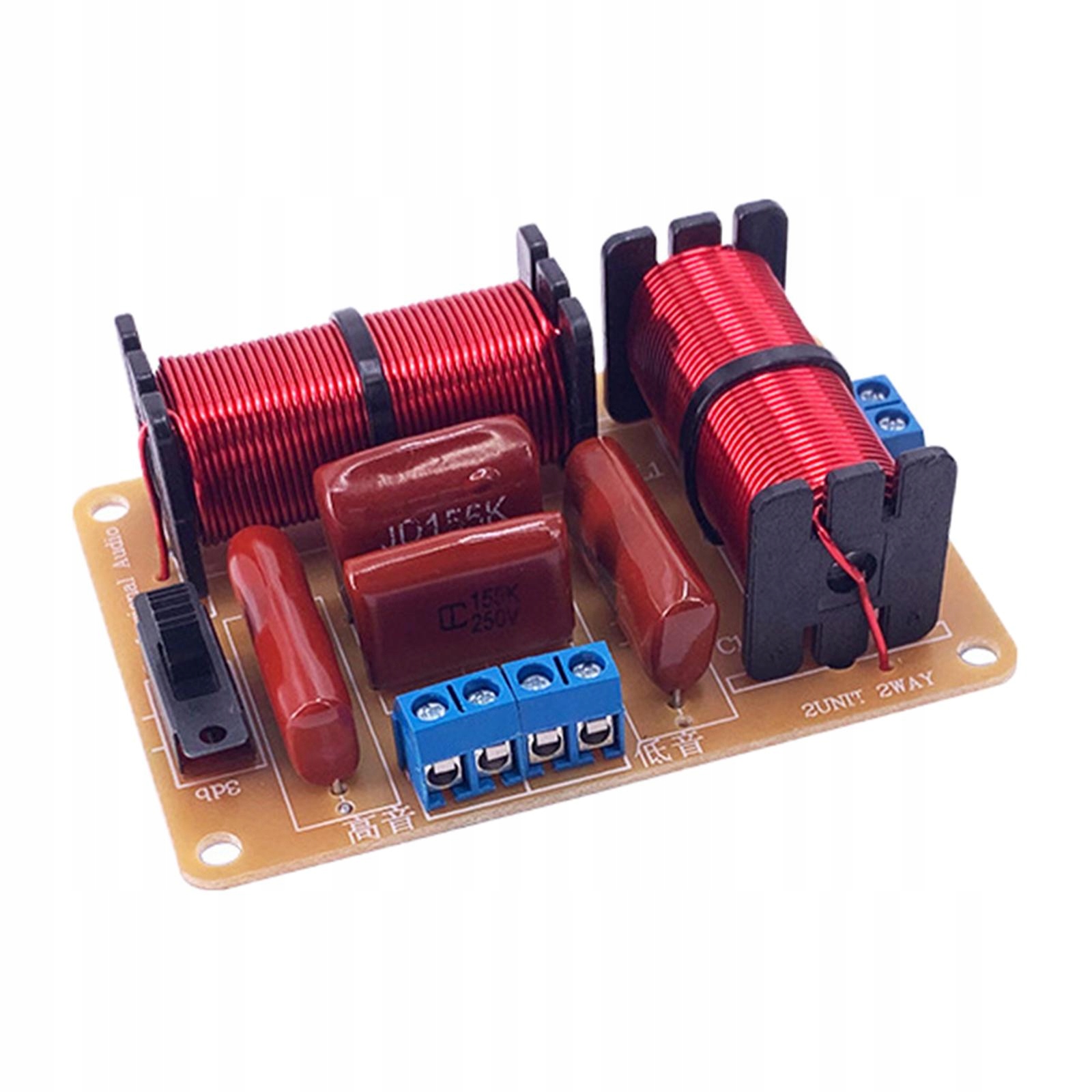 2-drożny głośnik Audio Crossover Regulowany bas