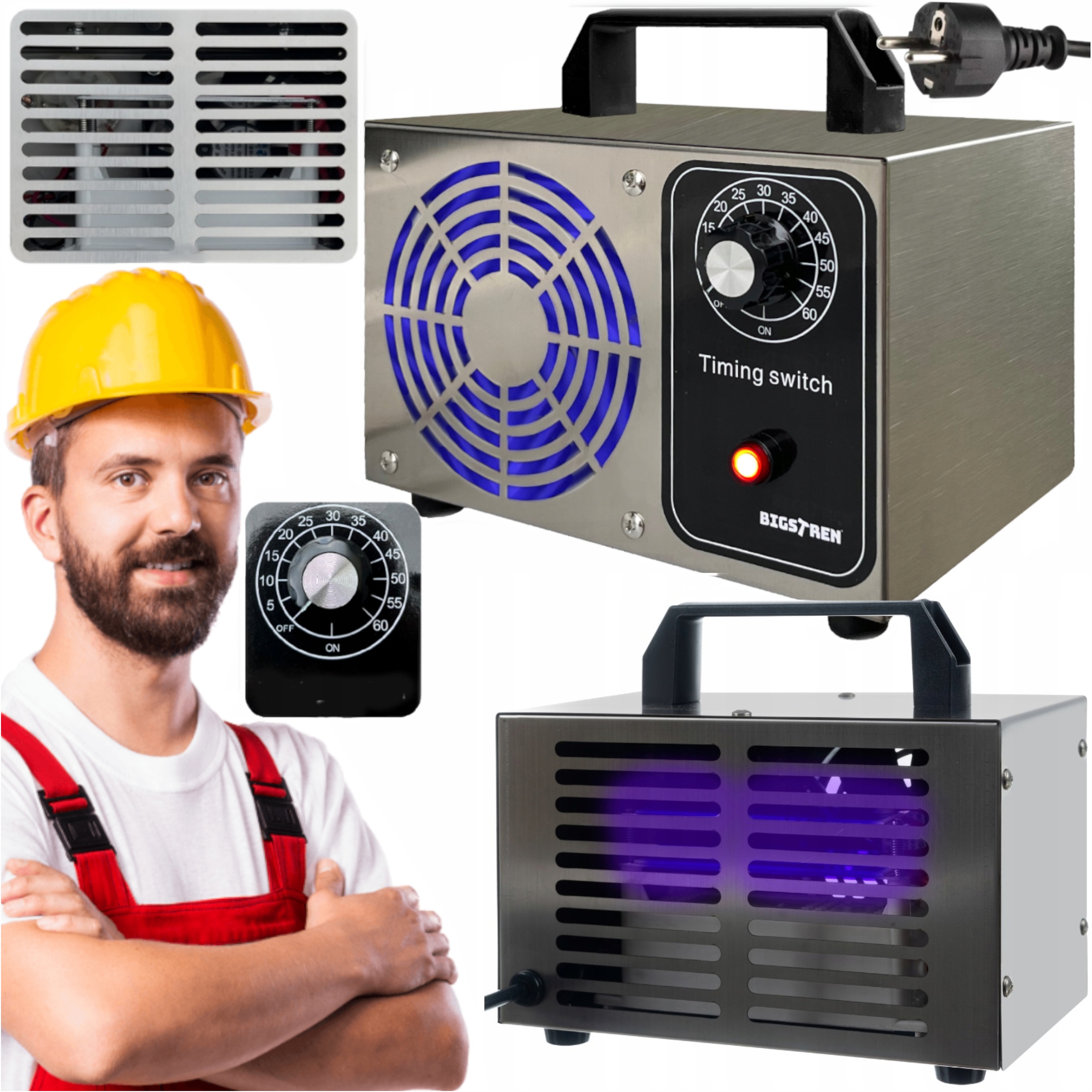 Generátor Ozonu Pro Domácí Automobily, Kanceláře, Silné A Účinné Zesílené Desky