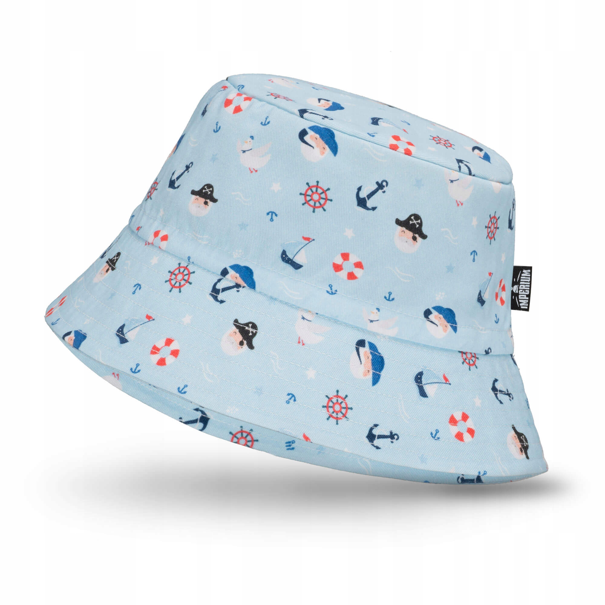 

Kapelusz dla chłopca błękitny Piraci Bucket Hat S