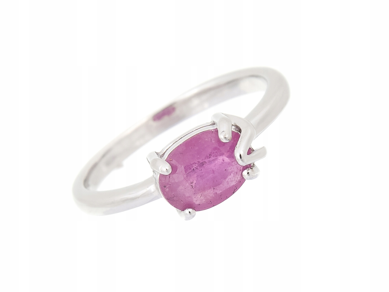 Vel Prstýnek .17 S Přírodním Rubín Dárek