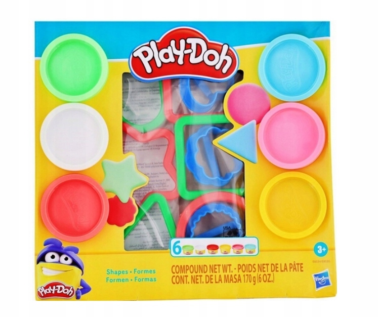 

Play Doh ciastolina 6sztuk zestaw kolorowy z forem
