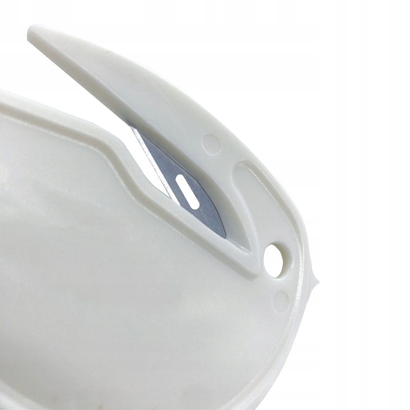 NÓŻ nożyk bezpieczny płaski do papierów, kartonów, taśm, kopert Szerokość ostrza 20 mm