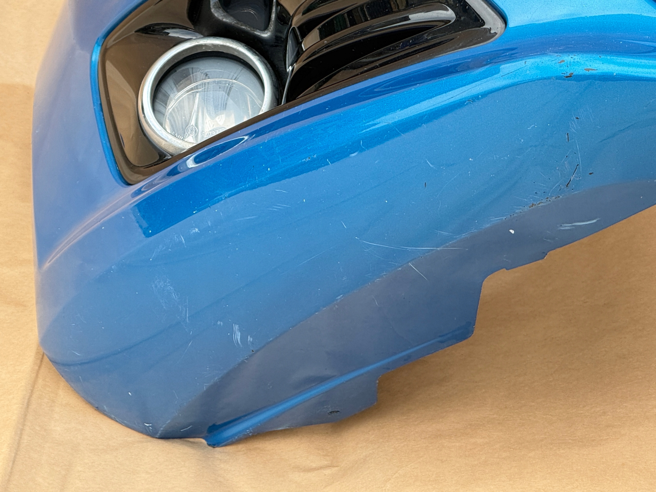 FORD FIESTA MK7 LIFT 2012-2017 bumper front BLUE CANDY original