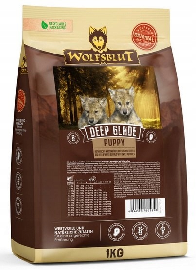 Wolfsblut Dog Deep Glade Puppy jelen a buvol 12,5 kg