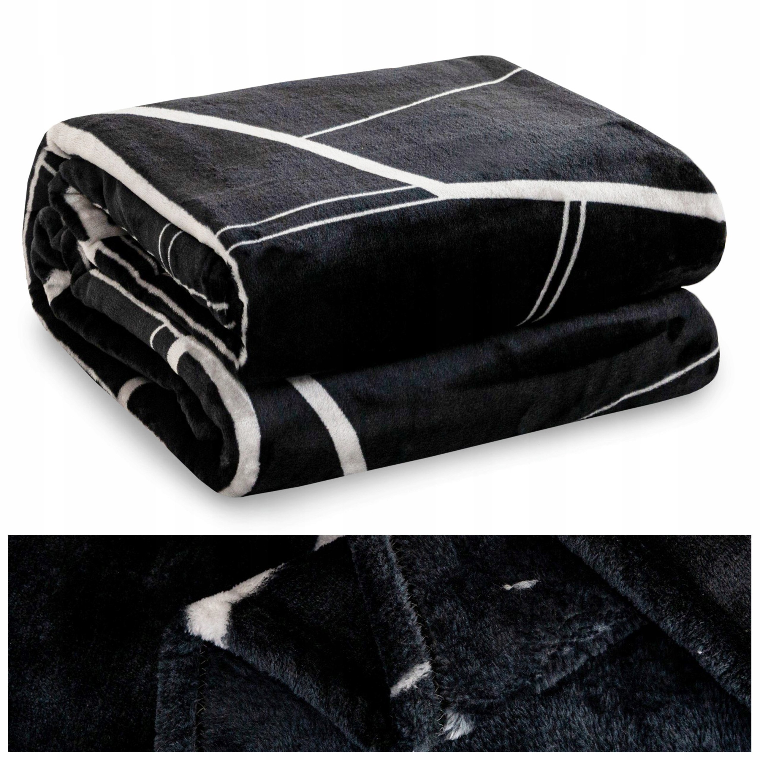 Deka přehoz na postel pohovka teplá 200x220 Mikrofibra pléd Barva Na Výběr