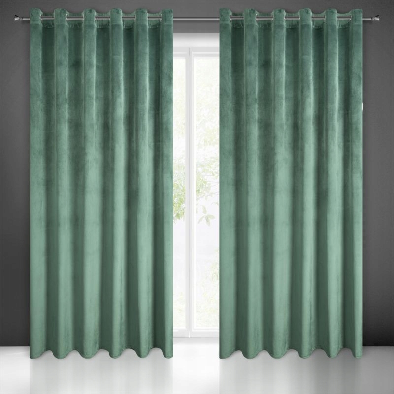 SZEROKA ZASŁONA EUROFIRANY 215X250 NA PRZELOTKACH Wzór gładki