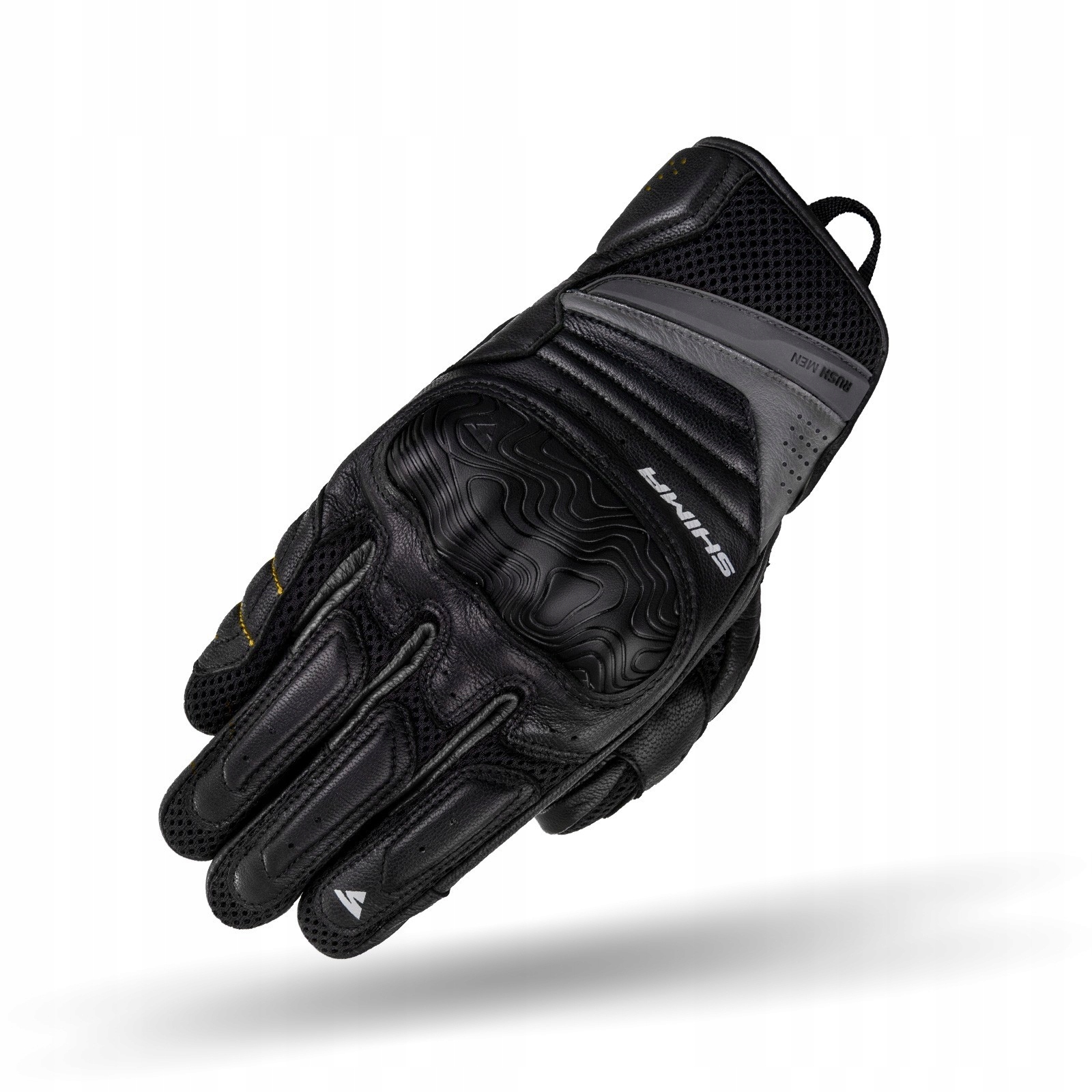 Krátke letné motocyklové rukavice Shima Rush Men Black 3XL