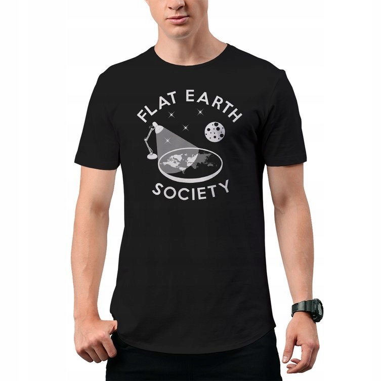 

Koszulka T-Shirt Flat Earth Płaskoziemcy S