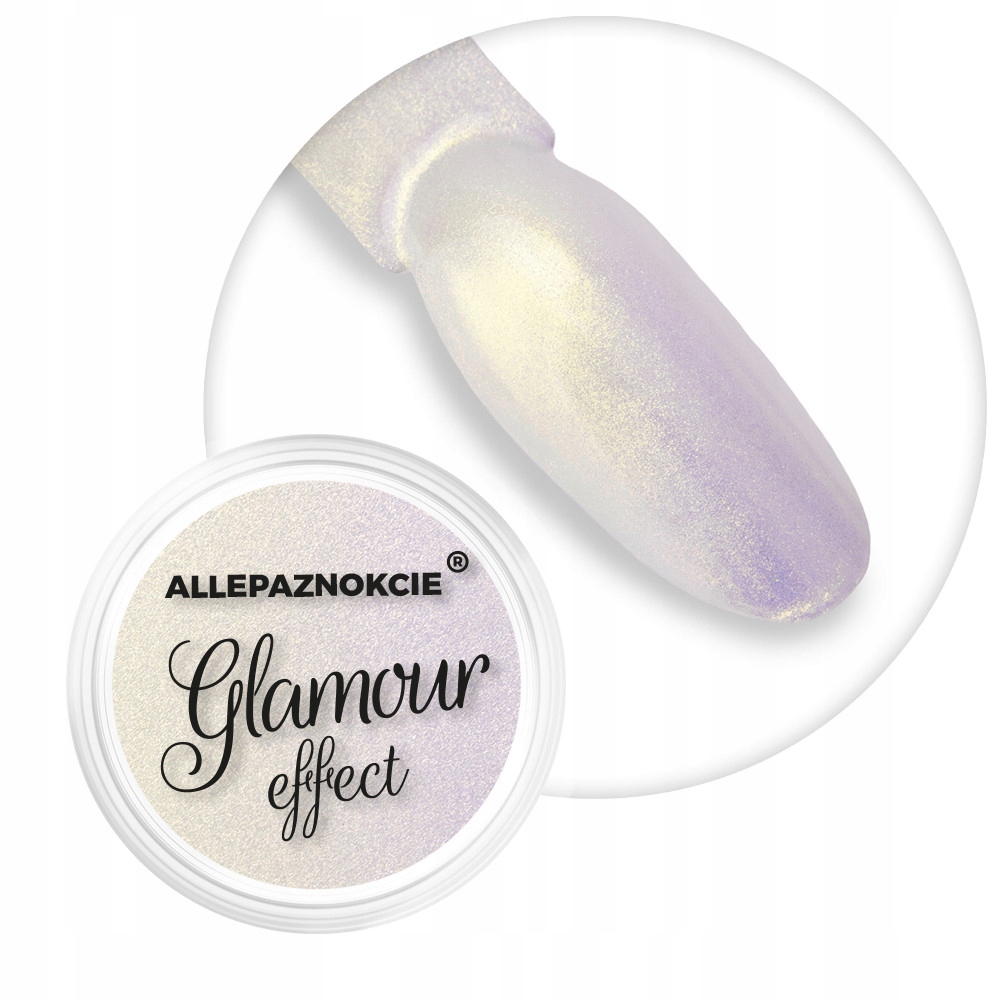 Peľ na nechty Glamour Effect Gold 1 g č. 2