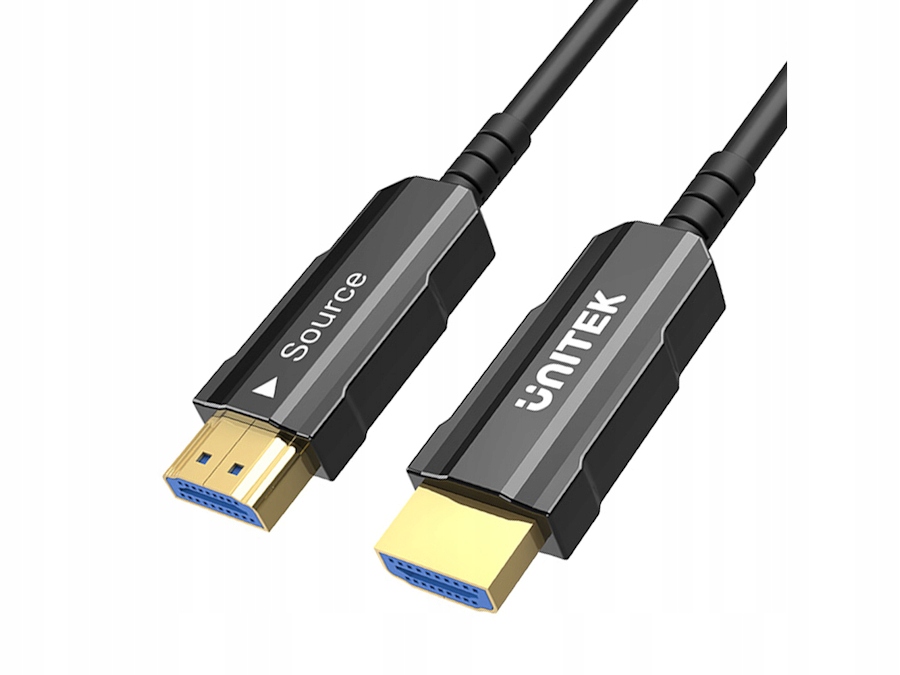 Kabel optyczny Hdmi 2.0 Aoc 4K 12,0m Unitek C11072BK03-12M