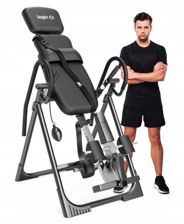 Ławka Grawitacyjna Inwersyjna Trening Pas Pompowana Poduszka 150kg