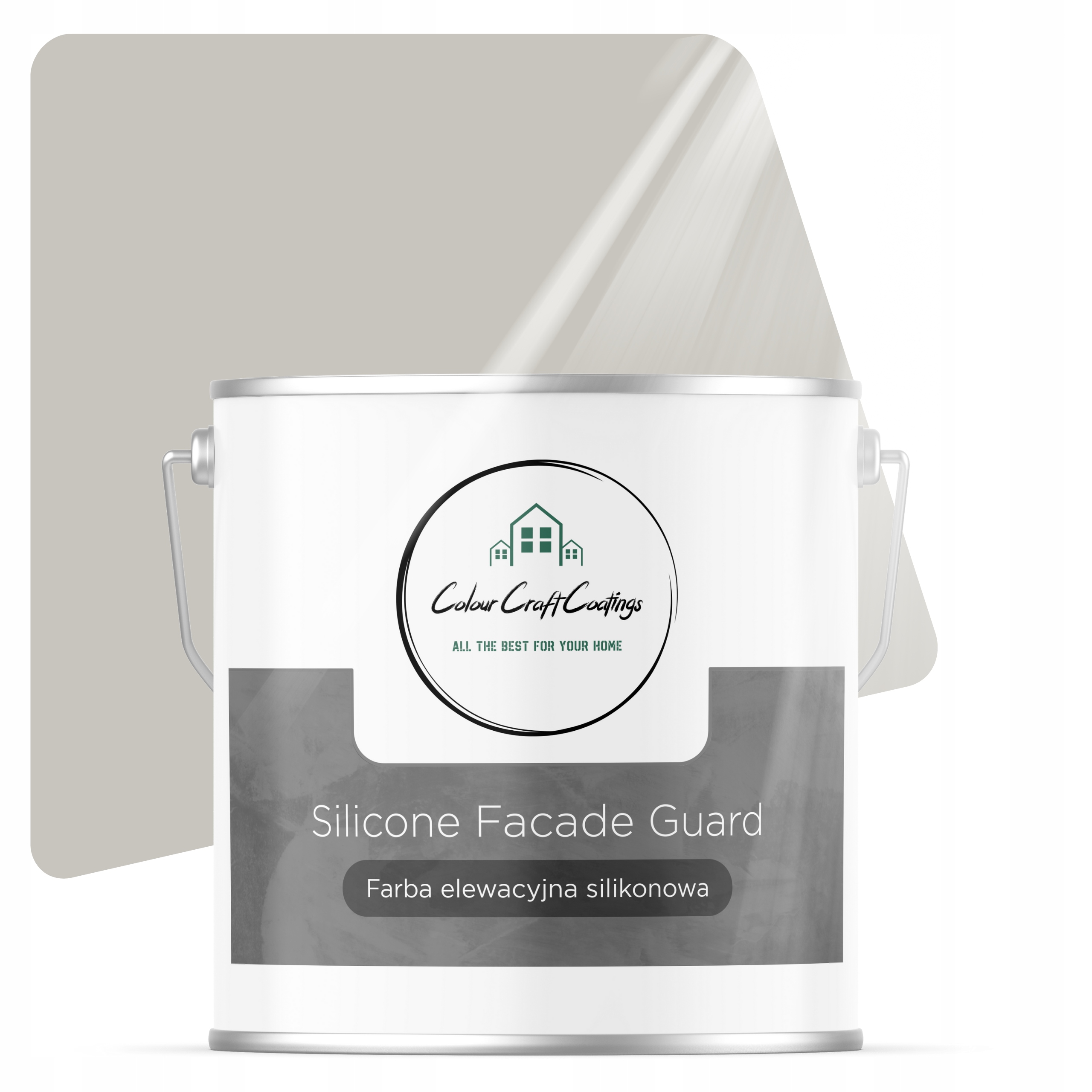 Barva Silikonová Fasádní Barva Popelavá 5L F292