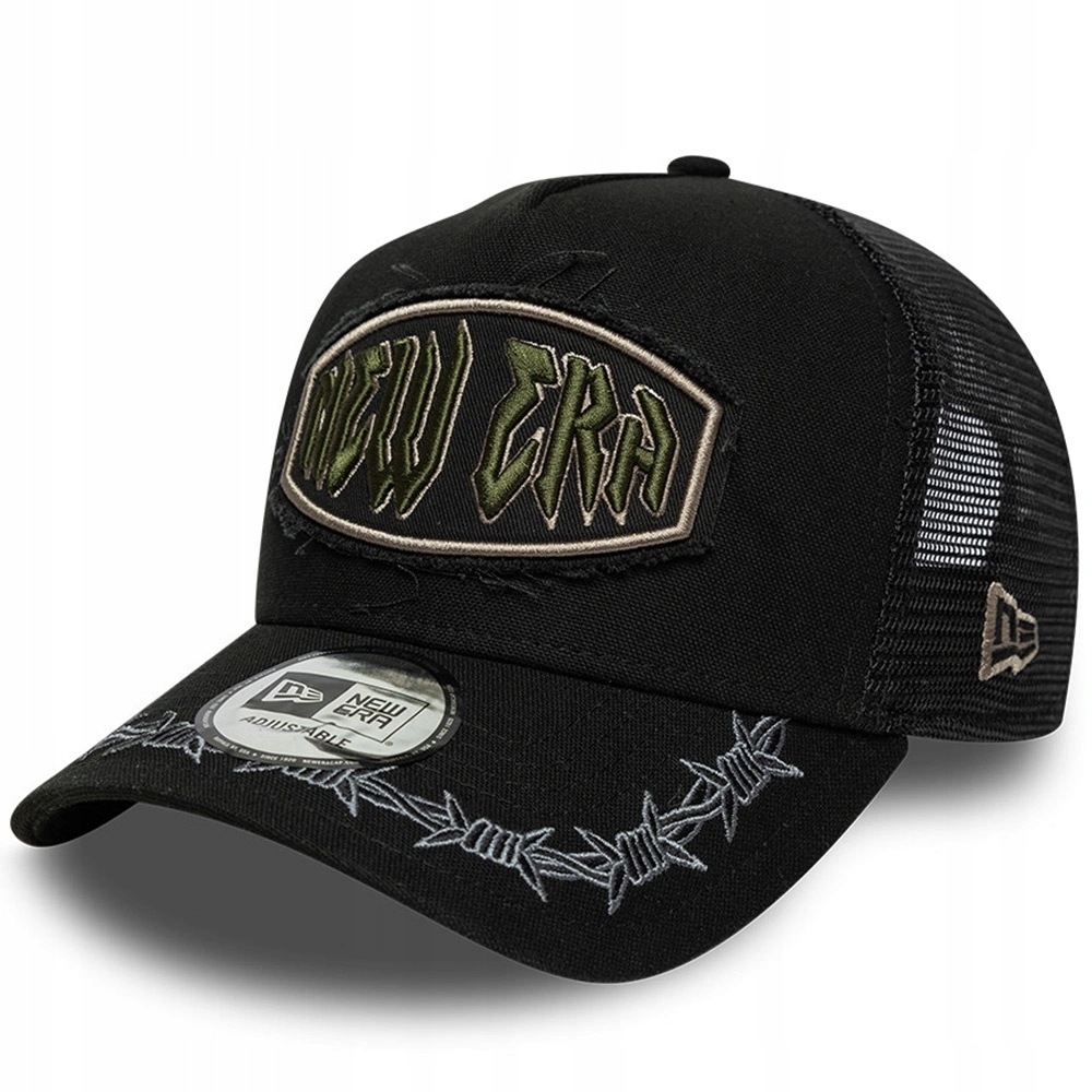 Kšiltovka New Era pánská dámská trucker černá unisex snapback