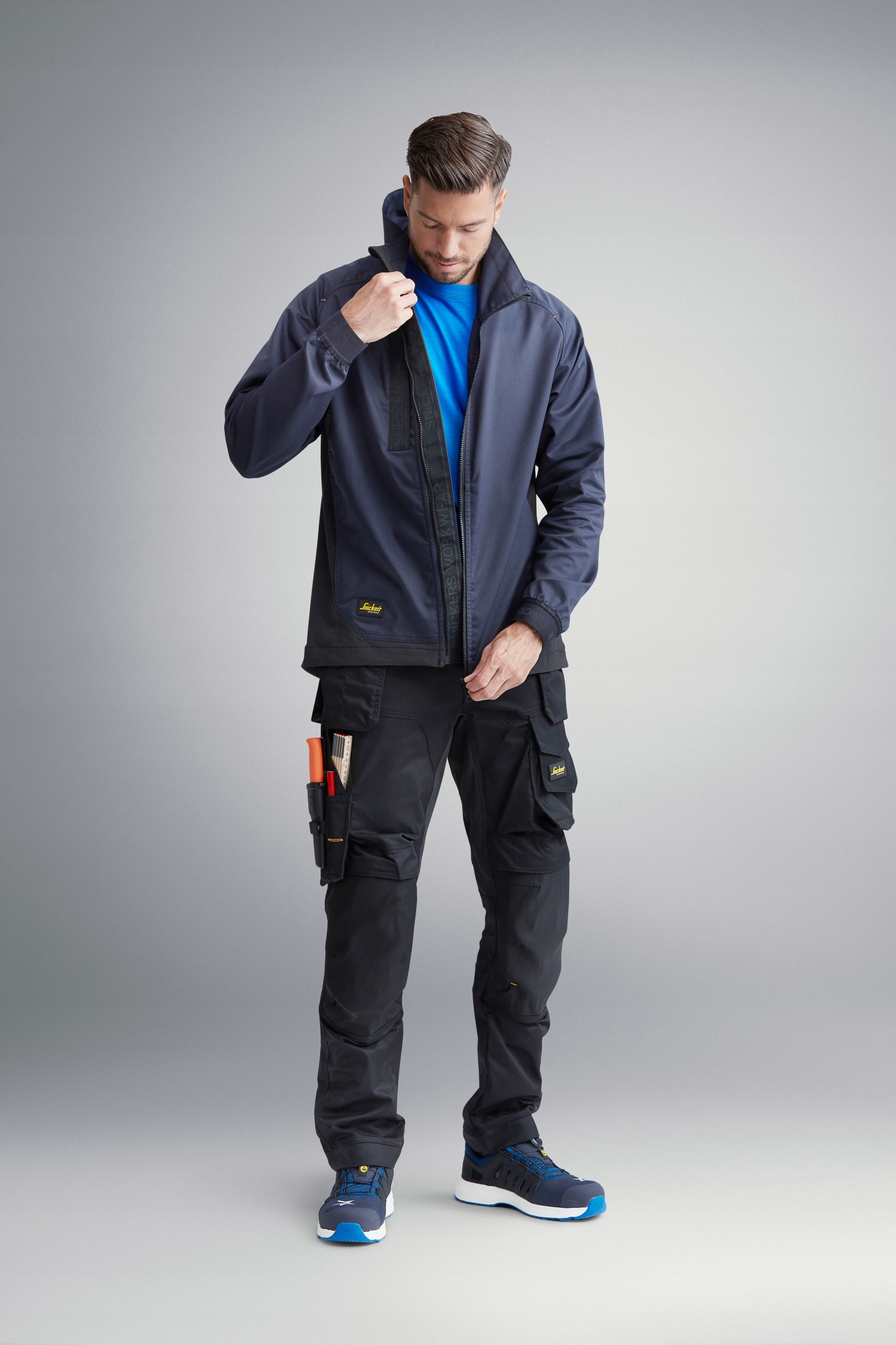 Spodnie robocze Snickers 6241 Stretch r. 104 navy NAJPOPULARNIEJSZY model Rozmiar 104