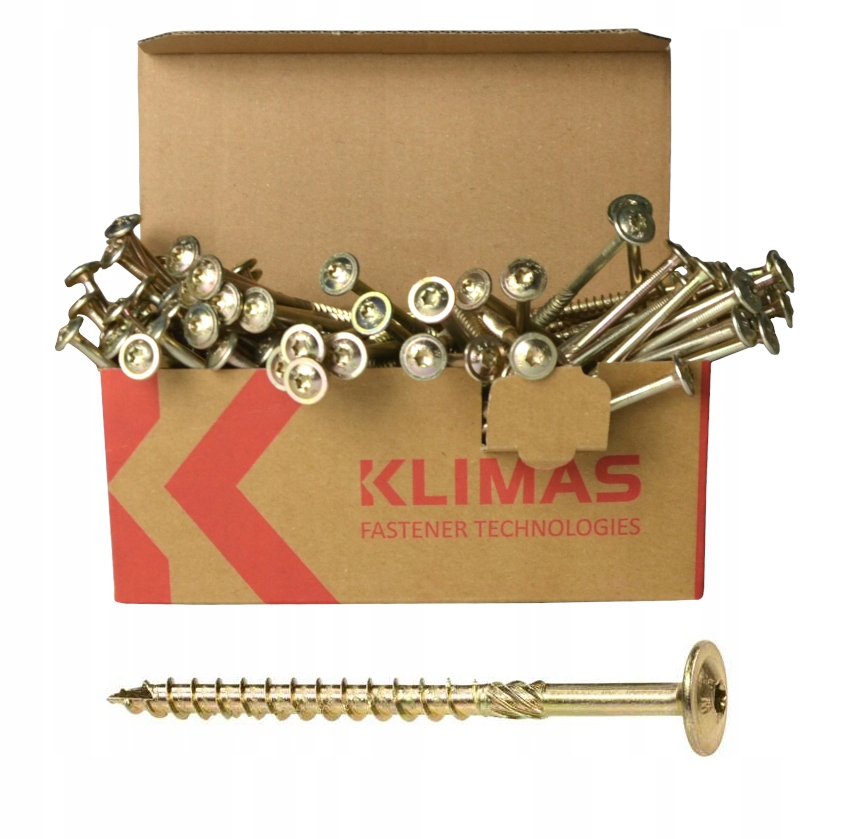 Tesařské vruty do dřeva 8x280 mm Torx 50 Ks