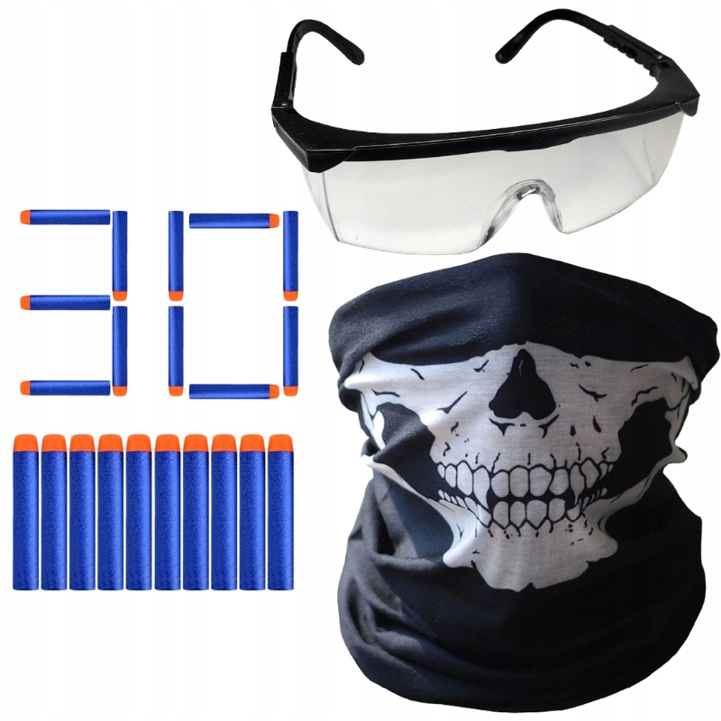 

Okulary Ochronne Do Nerf Bandana 30 Strzałki