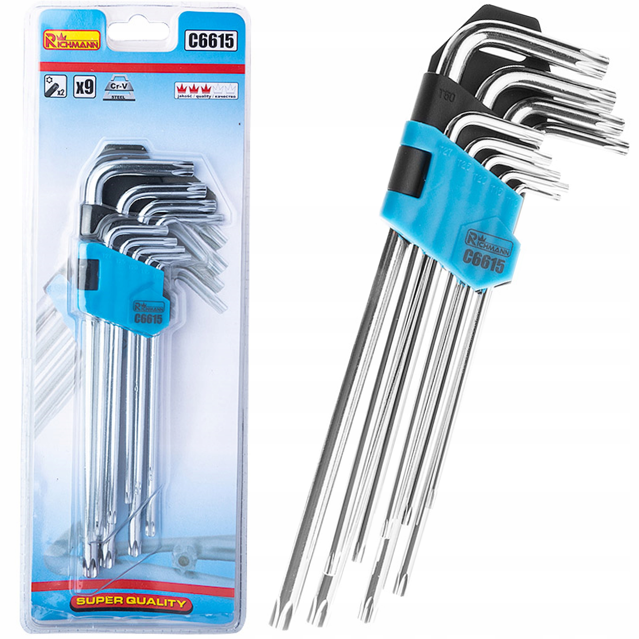 

Klucze Imbusowe Torx Typ L 1.5-10 Zestaw 9 El Stal