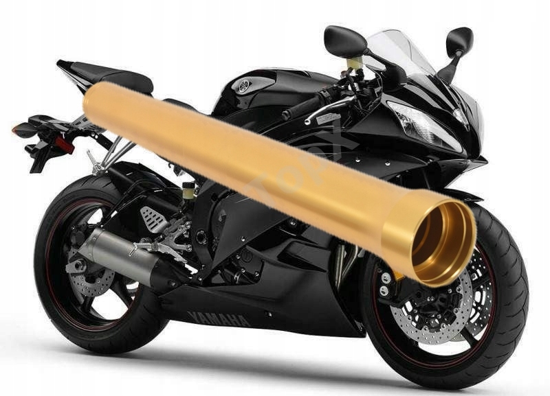 TopX Holení Trubka laga tlumič Odpružení Yamaha Yzf 600 R6 08-15 1 Ks
