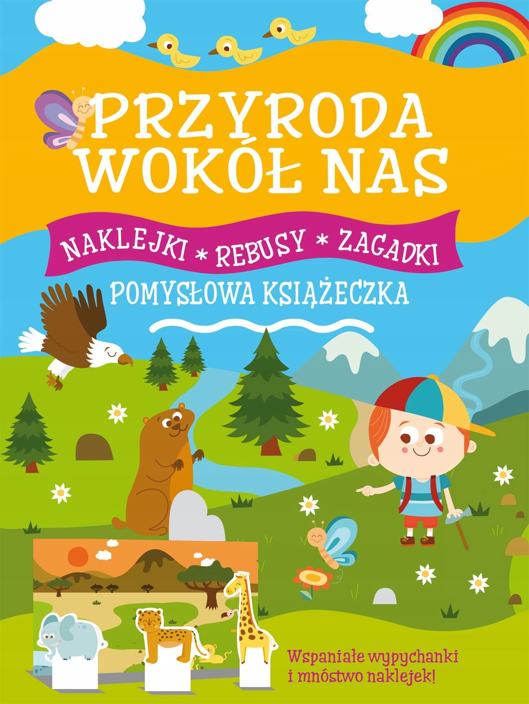 Pomysłowa Książeczka Przyroda Wokół Nas + Naklejki