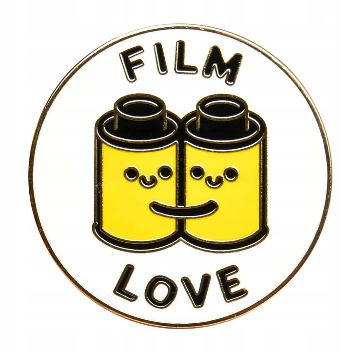 Przypinka Film Love Hugging 35mm Canisters Pin