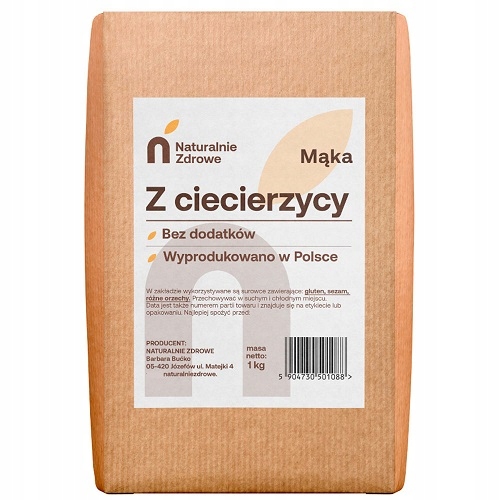 MĄKA Z CIECIERZYCY 1kg NATURALNIE ZDROWE