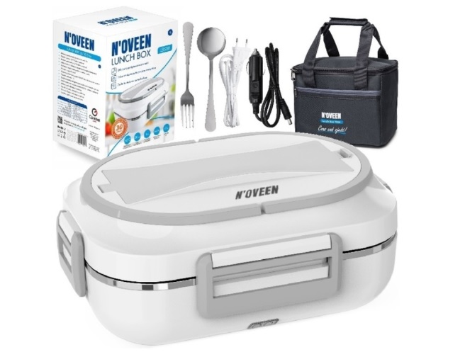 Elektryczny Lunch Box Termos Obiadowy Samochodowy