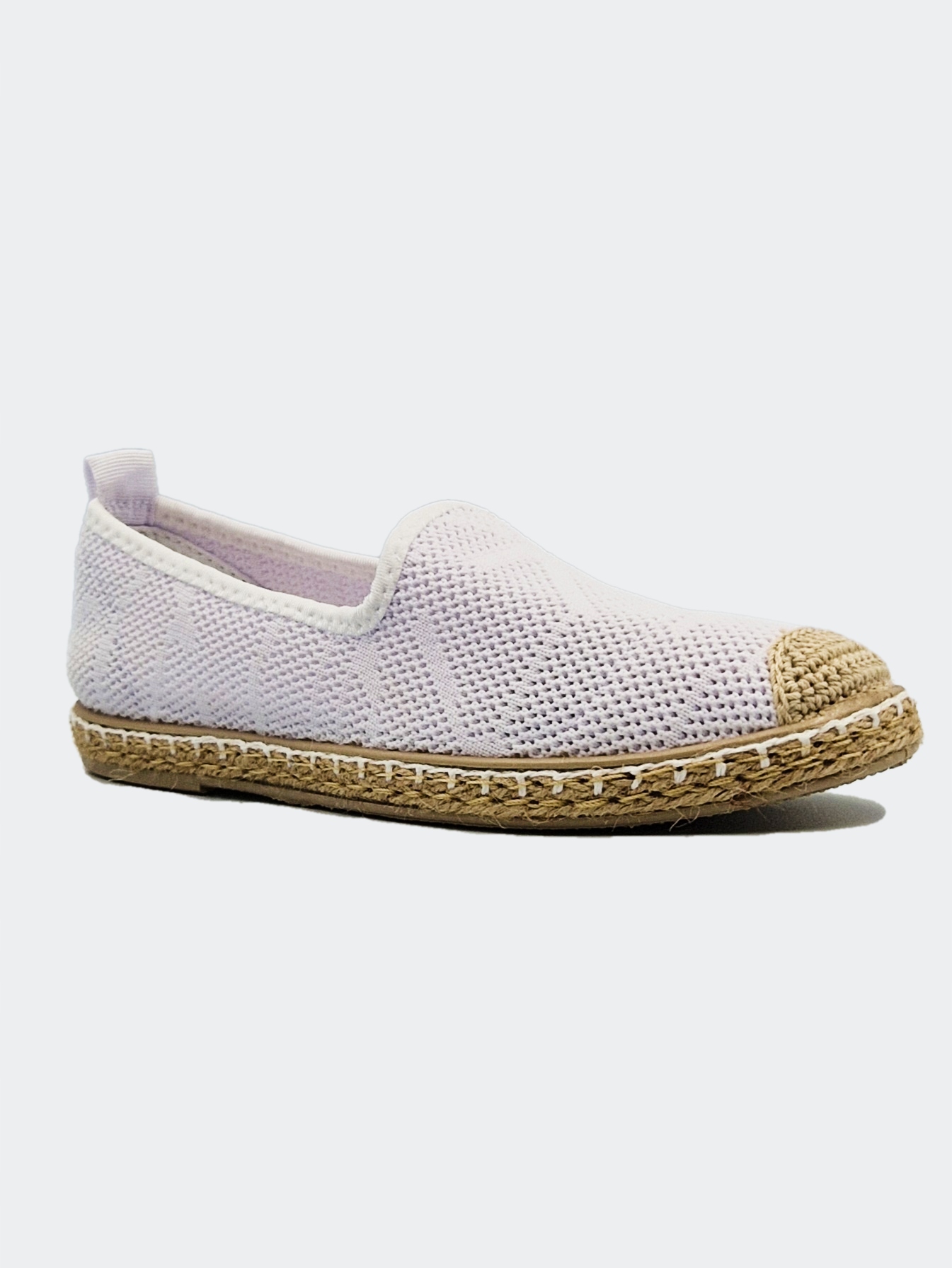 Espadryle Damskie Buty Ażurowe Lekkie Białe 40 Rozmiar 40