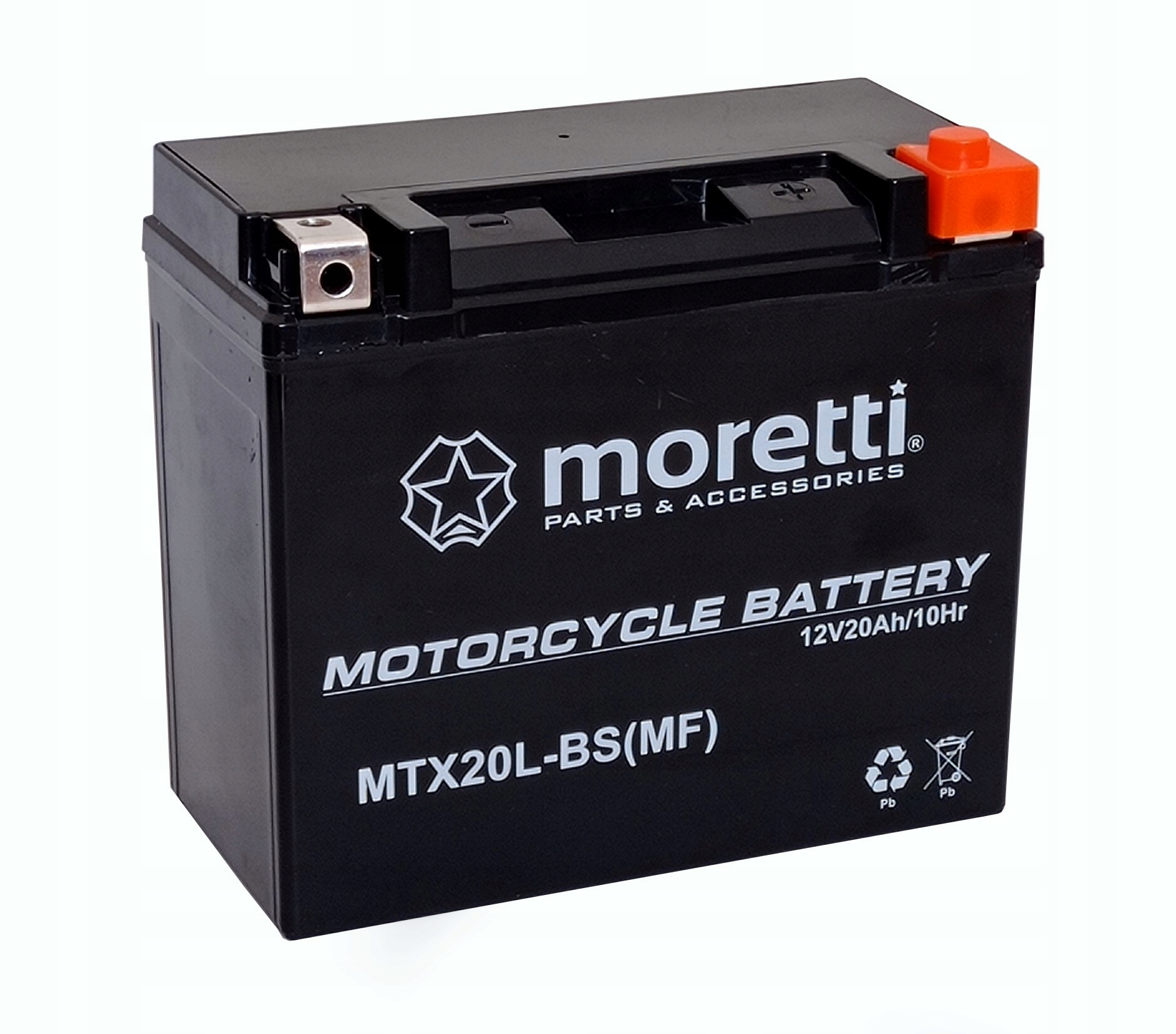 

Akumulator Agm 12V 20Ah Moretti MTX20L-BS