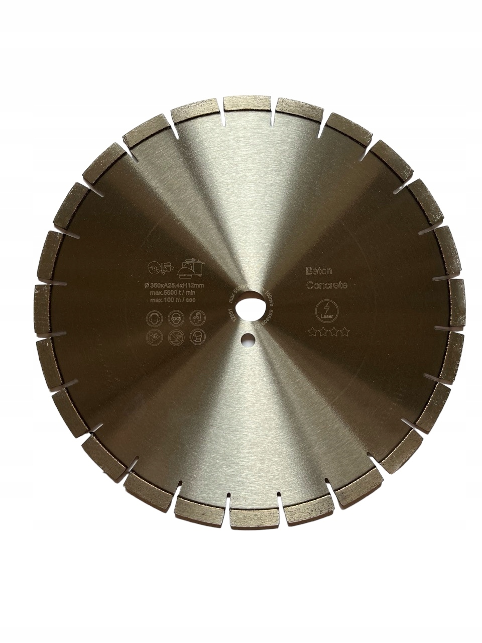 Tarcza diamentowa do betonu, betonu zbrojonego Lfu 500xH12xT4,0x25,4mm