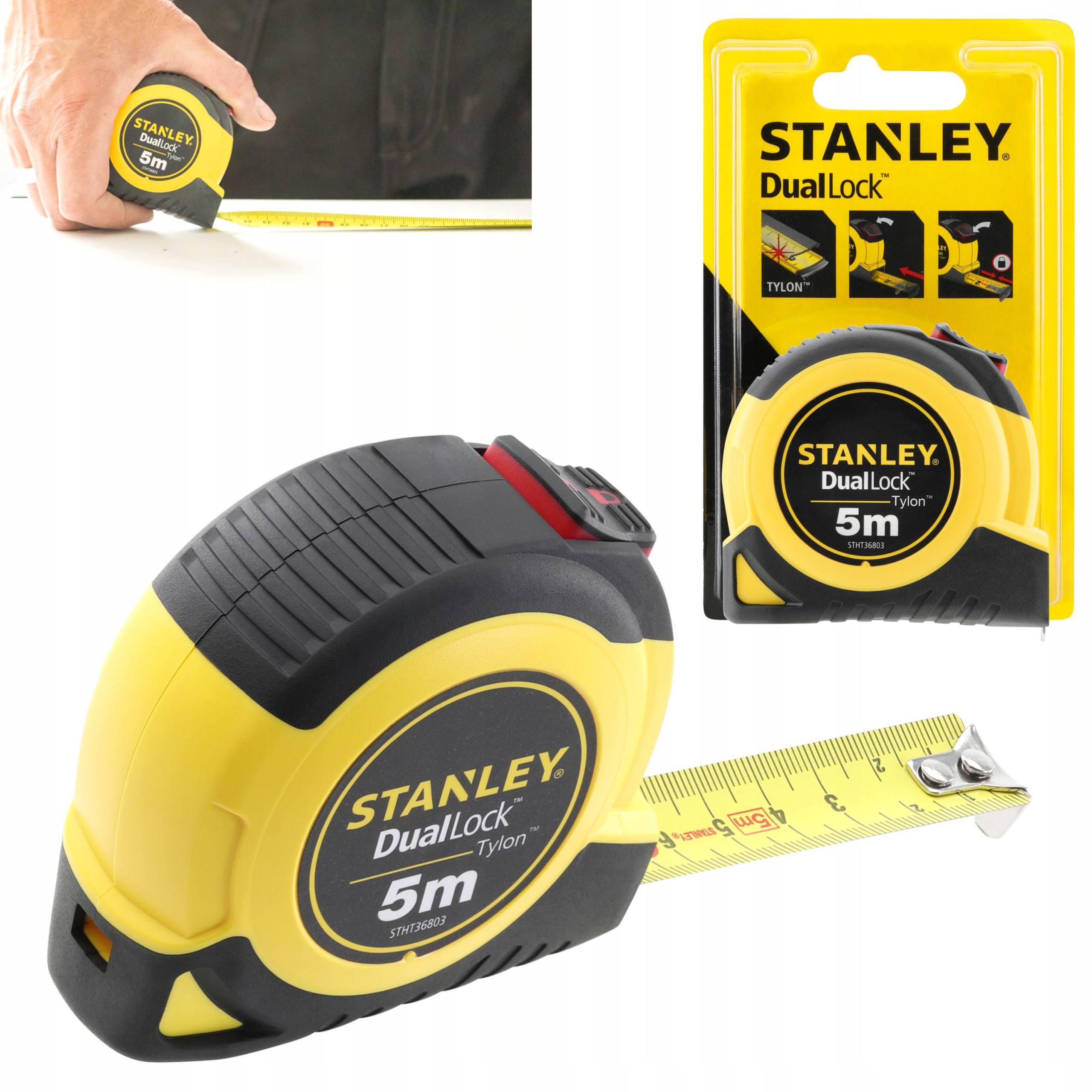 

Stanley 36-803 Miarka Zwijana Tylon Dual Lock 5m