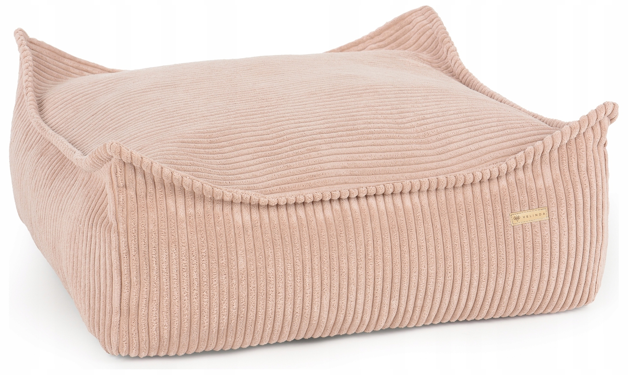 Levně Pelíšek plošina pro psa 60x60, pudrová růžová, sametové, pohodlné