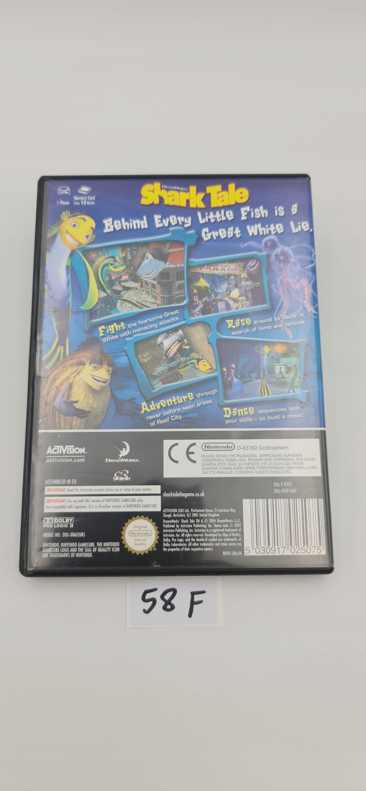 NINTENDO GAMECUBE SHARK TALE Producent Nintendo