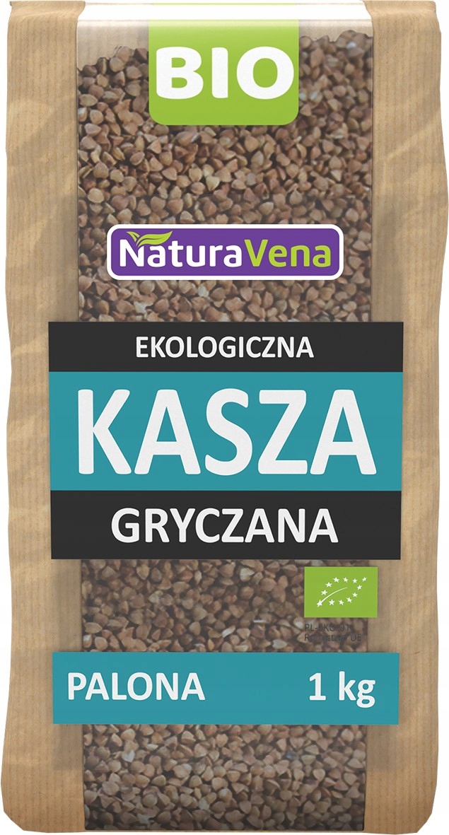 Levně 3X Natura Vena Pečená pohanková kaše 1 kg Bio