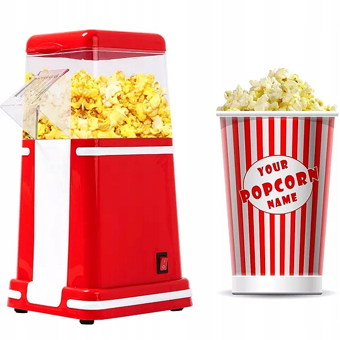 DOMOWA MASZYNA DO POPCORNU BEZ TŁUSZCZU 1200W