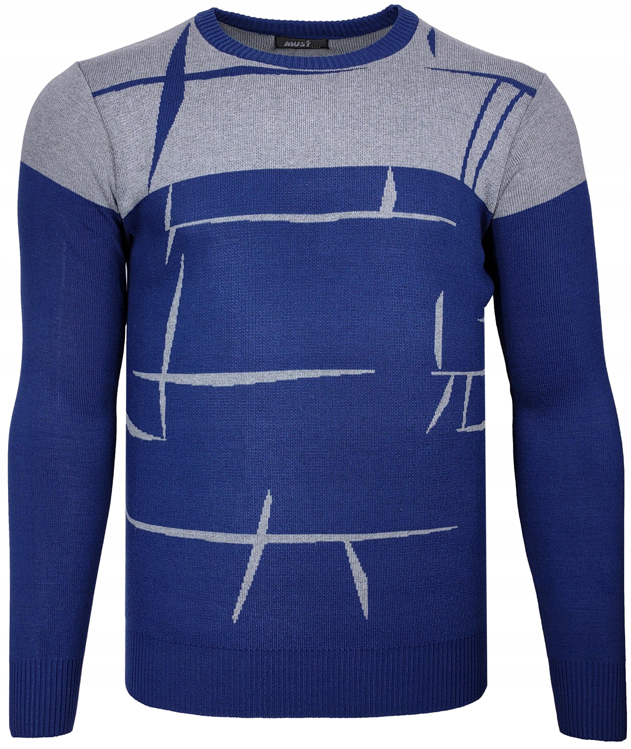 

Sweter męski klasyczny we wzory O146 r. XL/XXL