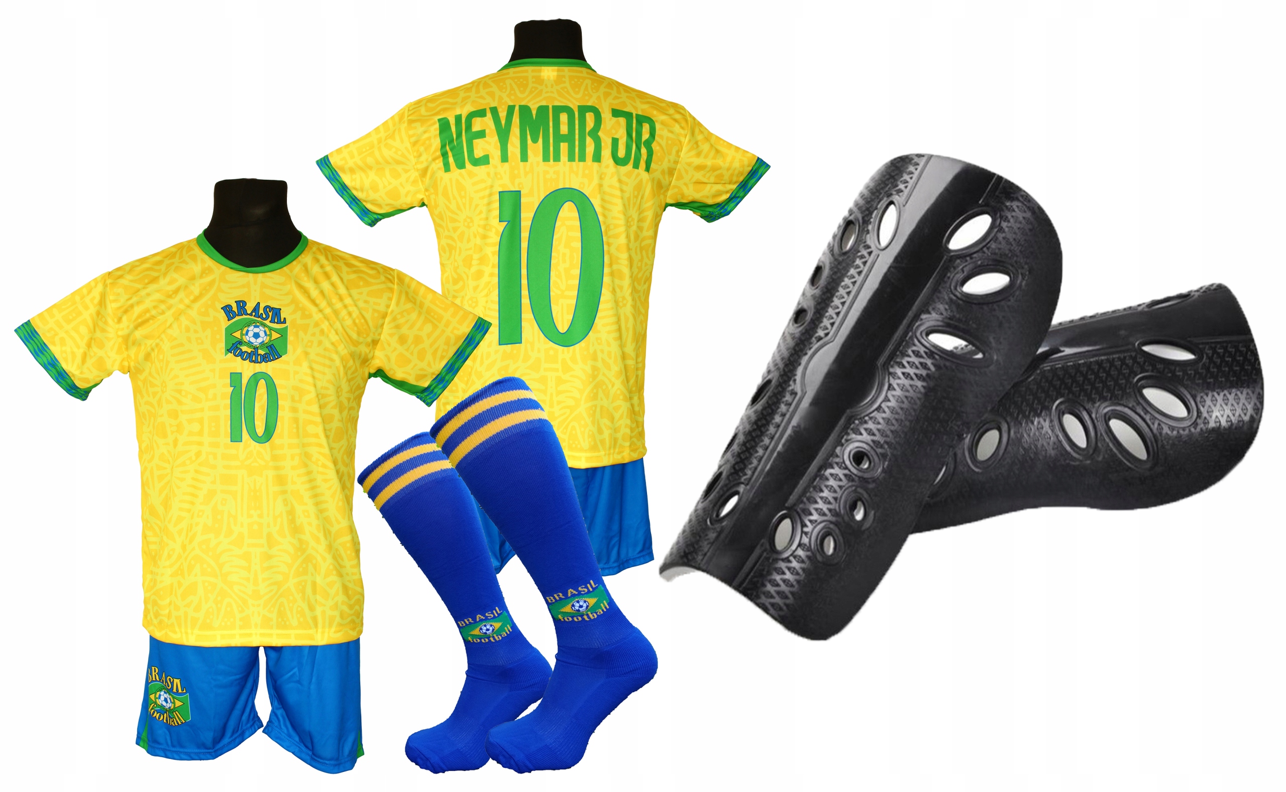 Sada fotbalového oblečení Neymar Jr Brazílie pro mladé fanoušky velikost 164