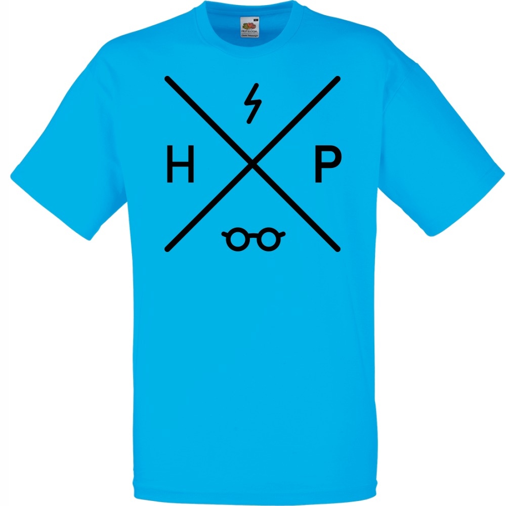 

Koszulka hp okulary błyskawica M lazurowa