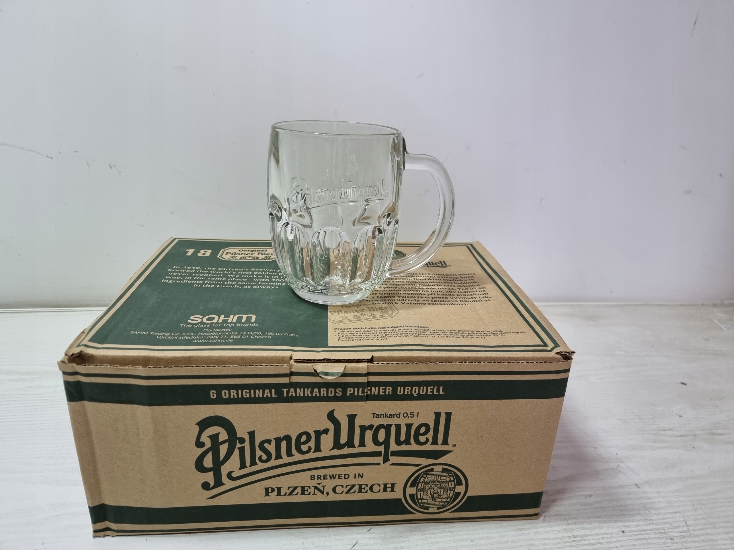 

Kufel Pilsner Urquell 0.5l 6szt zestaw kufle piwa