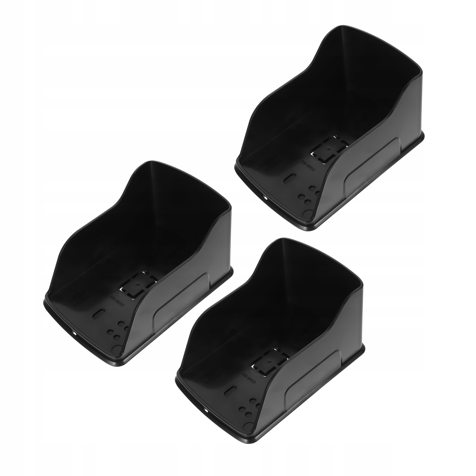 3 SZT. CZARNA OSŁONA PRZECIWDESZCZOWA NA DOMOFON I URZĄDZENIA ZEWNĘTRZNE