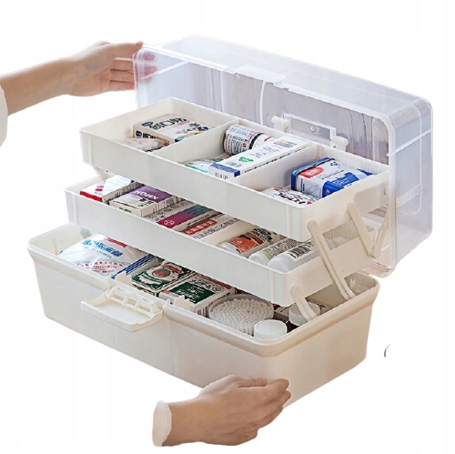 APTECZKA PIERWSZEJ POMOCY POJEMNIK DUŻY NA LEKI