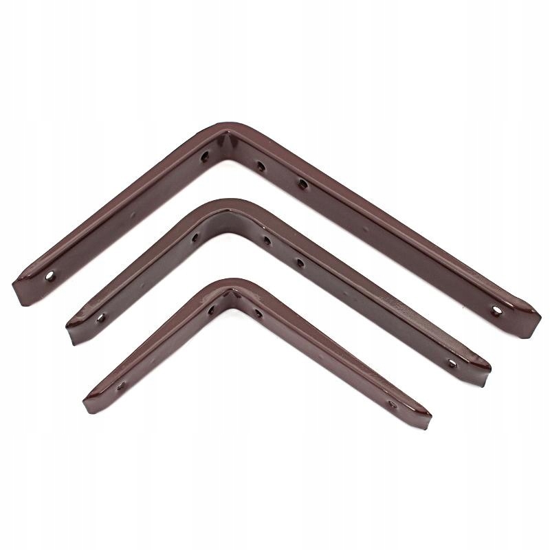 

Wspornik półki wzmocniony 140 x 200mm brąz, lakier
