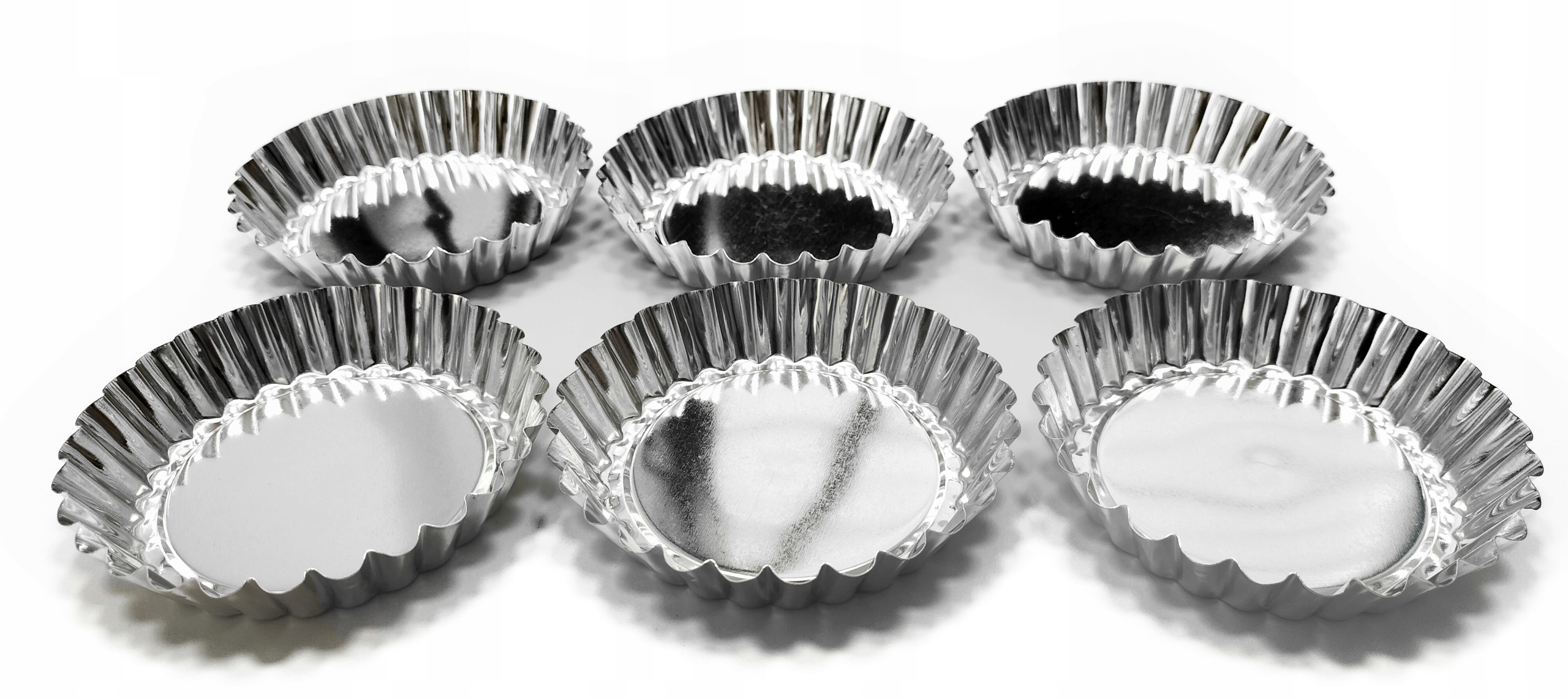 

Foremki Babeczki Tarta 9 CM Karbowane 6szt Kuchpol