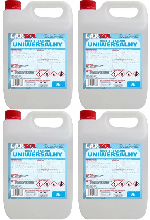 

Rozpuszczalnik Rozcieńczalnik Uniwersalny 4 X 5L