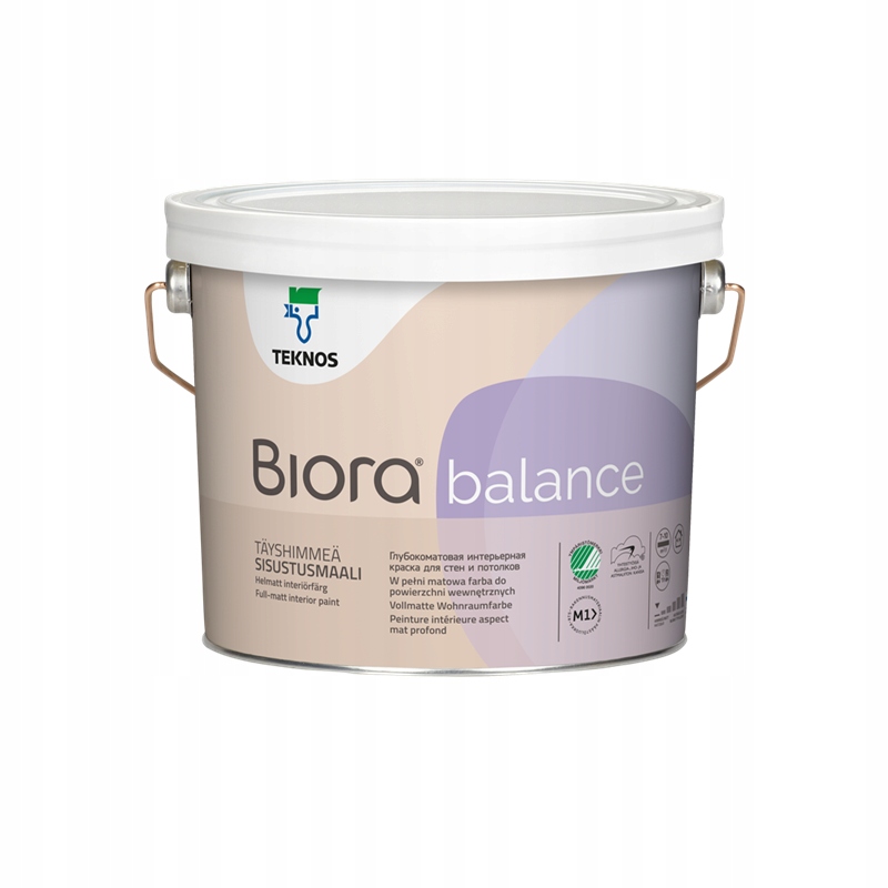 Ekologická barva Biora Balance 2,7L latexová na stěny a stropy
